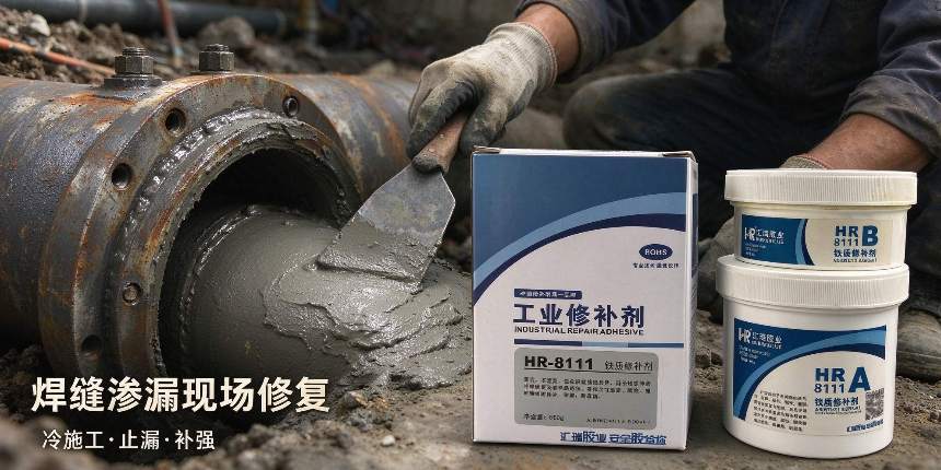 铸铁管道焊缝渗漏修复解决方案