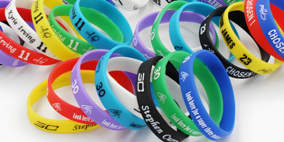 硅胶手环丝印油墨容易掉用HR-420S硅胶丝印处理剂能解决