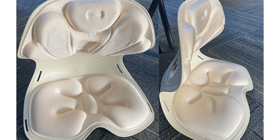 护腰座椅PP底板粘高密度海绵选什么胶？汇瑞告诉你