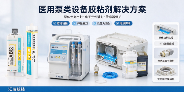 医用泵类设备用胶解决方案（输液泵、注射泵外壳、泵体密封组件）